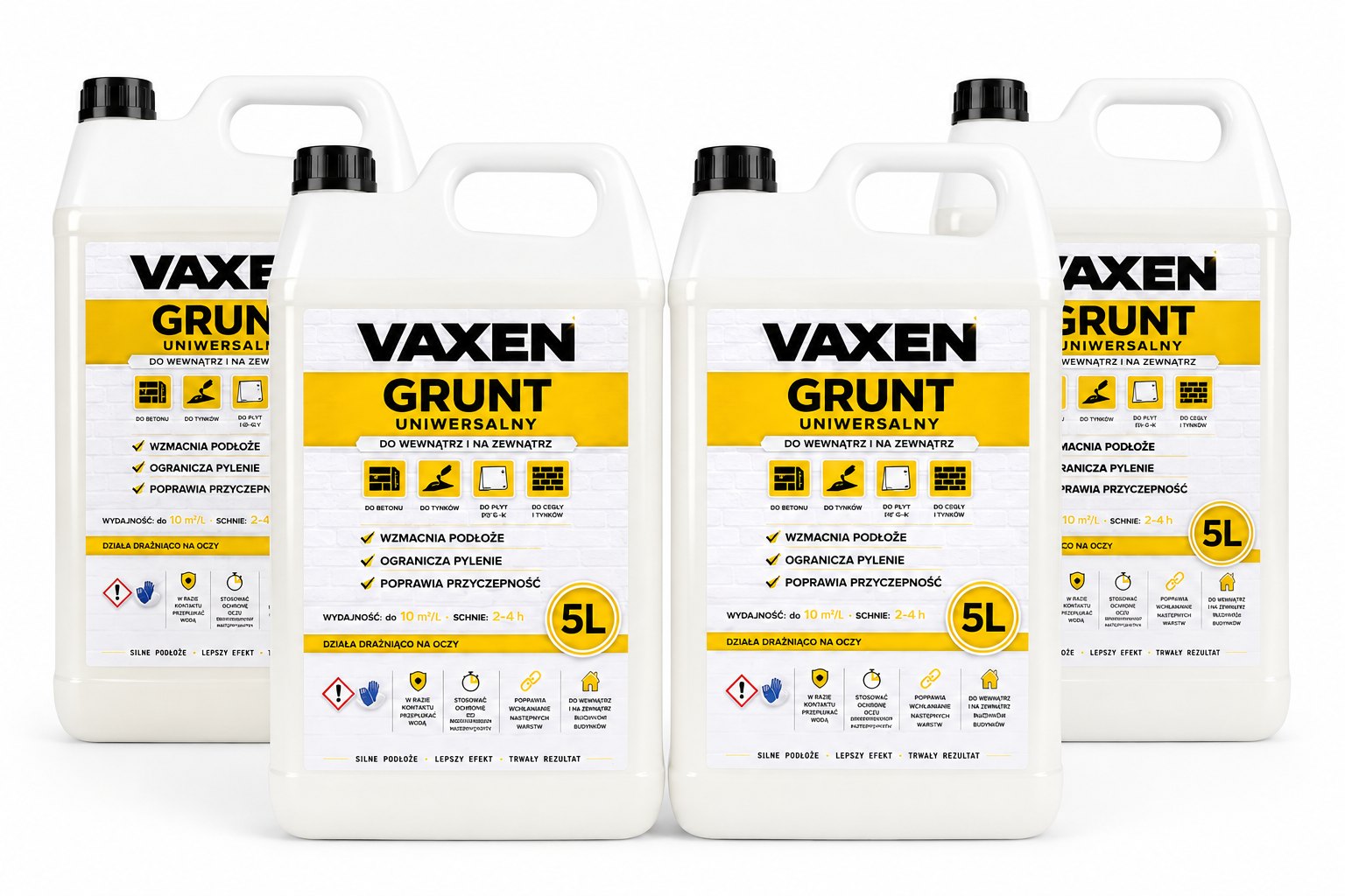 VAXEN Grunt Uniwersalny 5L - zestaw 4 sztk.