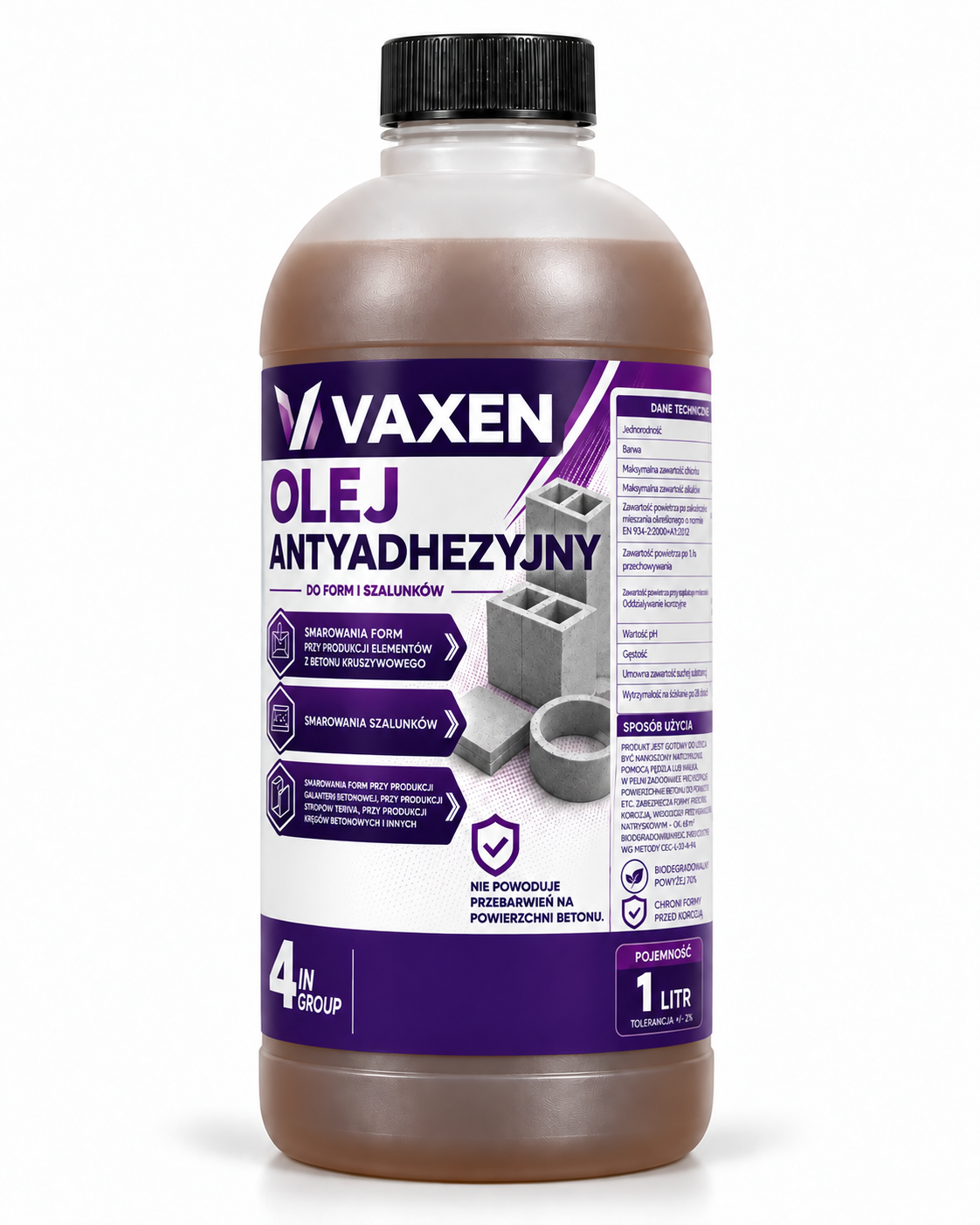 VAXEN Olej Antyadhezyjny 1 L