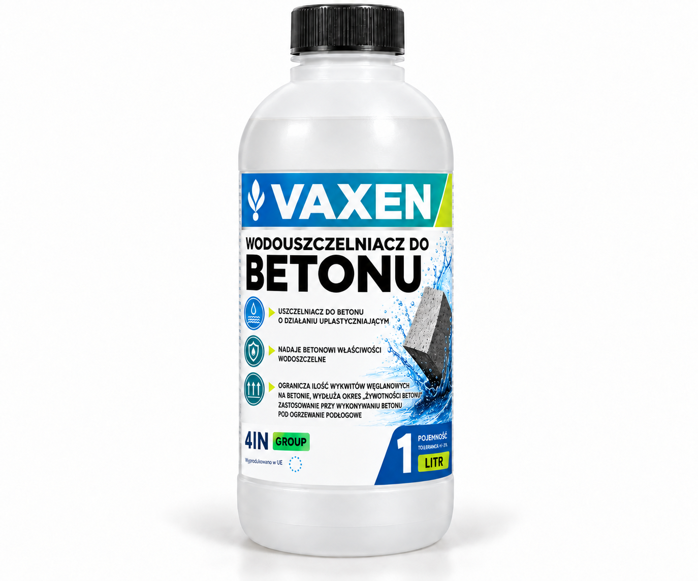 VAXEN Wodouszczelniacz do Betonu 1 L
